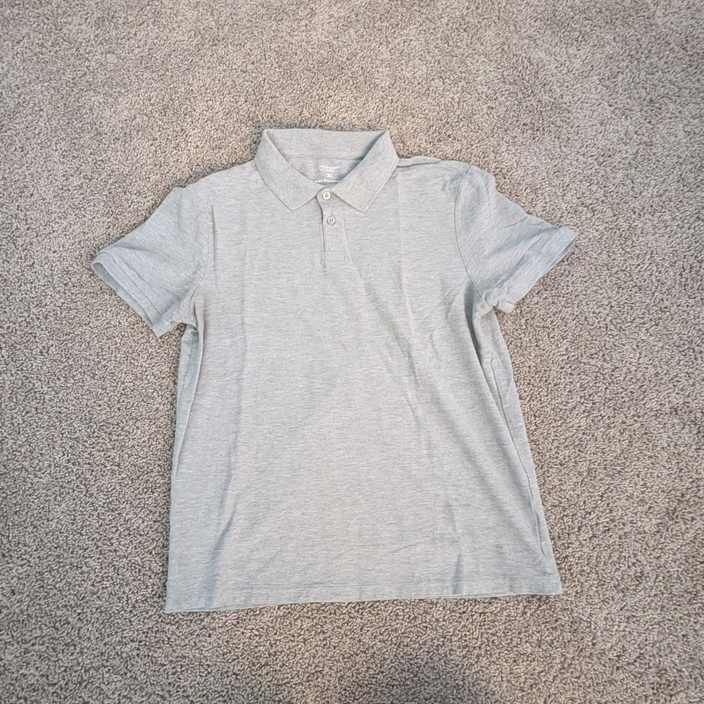 Primark Men's Classic Gray Polo Shirt Size XL